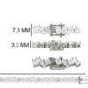 Mixed-shape tennis bracelet