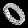 Oval eternity band