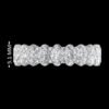 Oval eternity band