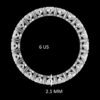 Oval eternity band