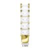 Emerald half-eternity band