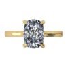 Elongated cushion solitaire