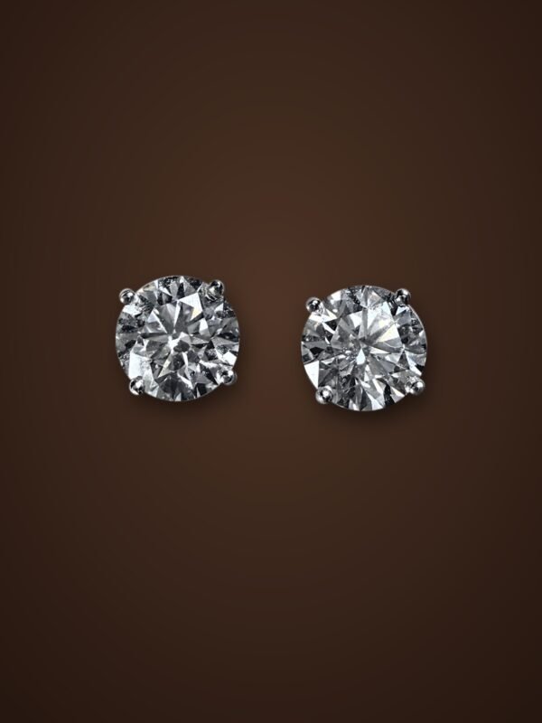 Solitaire studs · 1 ct