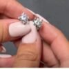 Solitaire studs · 1 ct