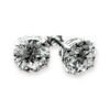 Solitaire studs · 2 ct
